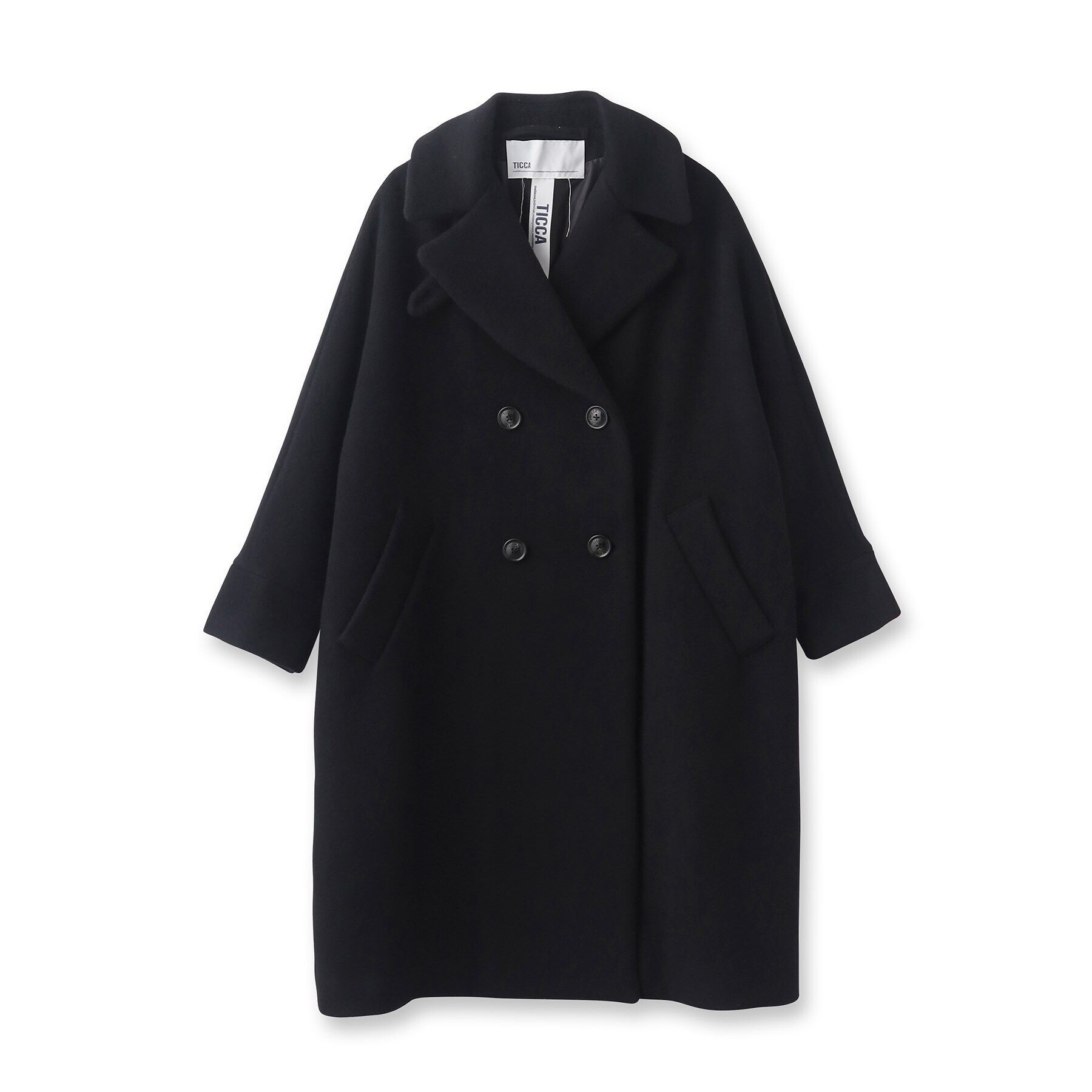DRESSTERIOR「TICCA（ティッカ）テントコート」|チェスターコート|ブラック(019)