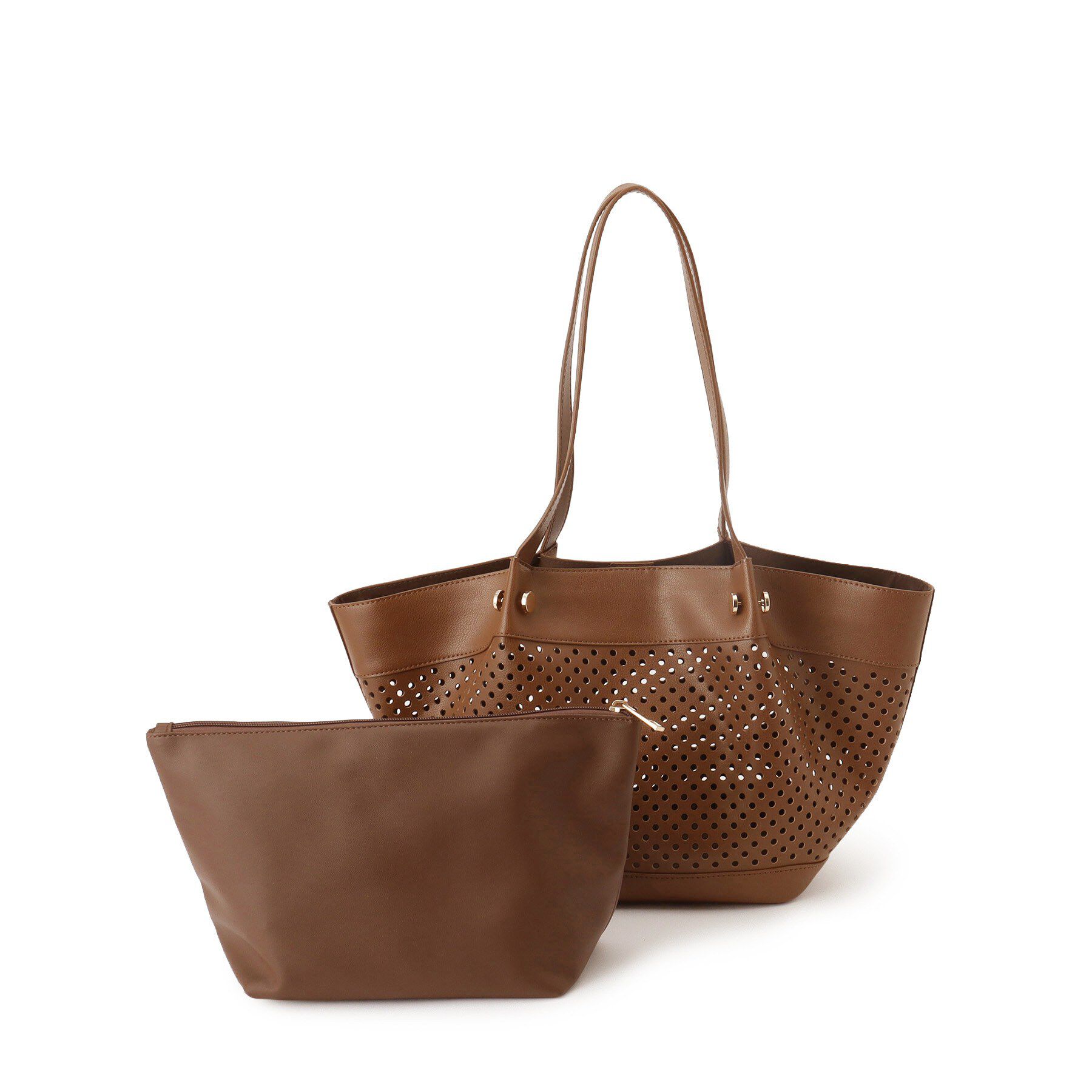 grove「パンチングポーチ付きトート」|トートバッグ|