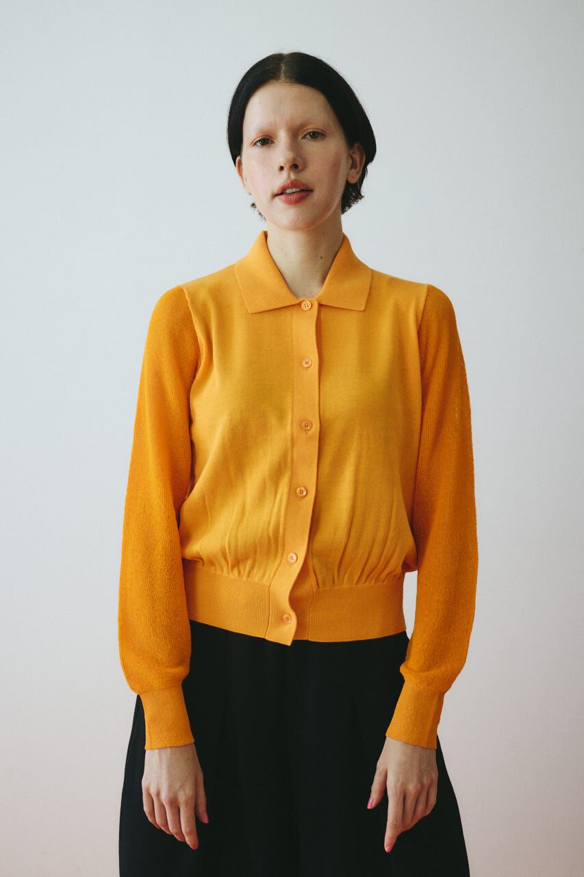 HeRIN.CYE「Sheer sleeve cardigan」|ニット・セーター|ORG