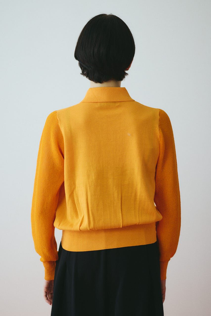 HeRIN.CYE「Sheer sleeve cardigan」|ニット・セーター|