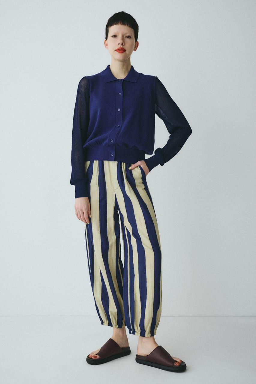 HeRIN.CYE「Sheer sleeve cardigan」|ニット・セーター|