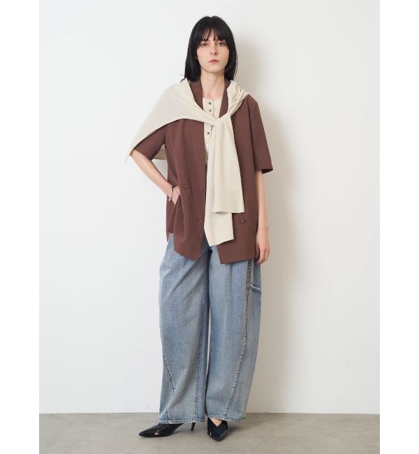 ELENDEEK「HALF SLEEVE TECH JK」|テーラードジャケット|