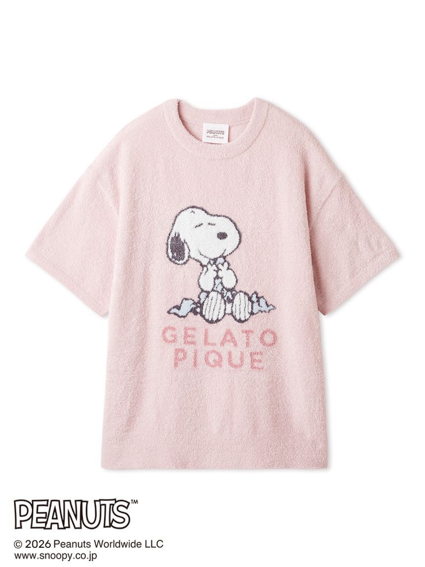 gelato pique「【PEANUTS】スムーズィージャガードプルオーバー」|ルームウェア|