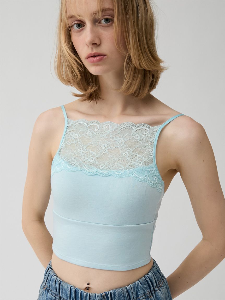 LILY BROWN Lingerie「【LILY BROWN Lingerie】ハイフロントレースブラレット」|インナー|LBLU