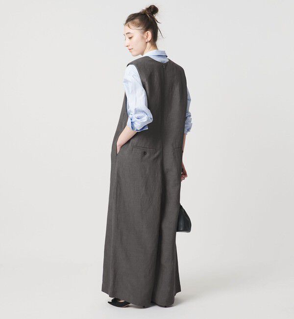 UNITED ARROWS「＜SACRA＞ノースリーブ オールインワン パンツ」|オールインワン|