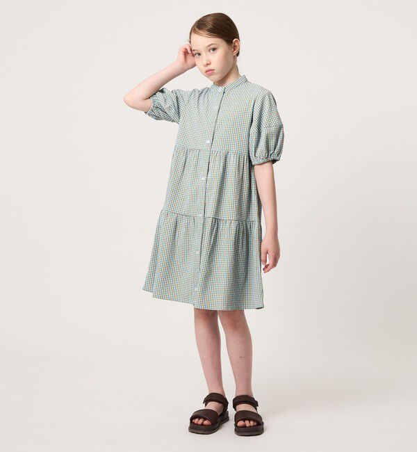 UNITED ARROWS green label relaxing「チェック ワンピース / キッズ 140cm-160cm」|ワンピース|