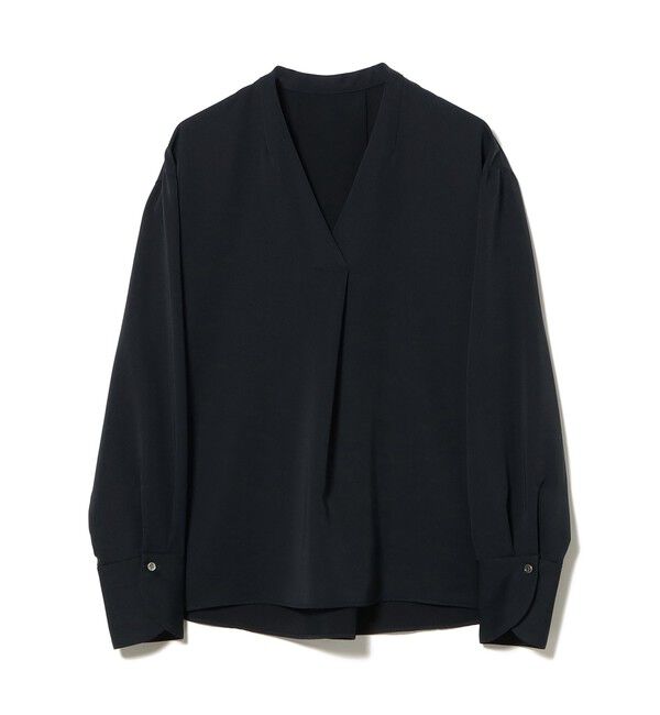 Demi-Luxe BEAMS 「ストレッチ サテン ブラウス」|シャツ・ブラウス|