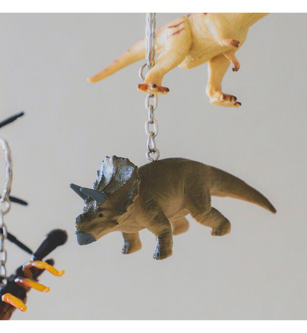 bPr BEAMS「Science and Nature / Animal Keyring」|キーケース|TRICERATOPS