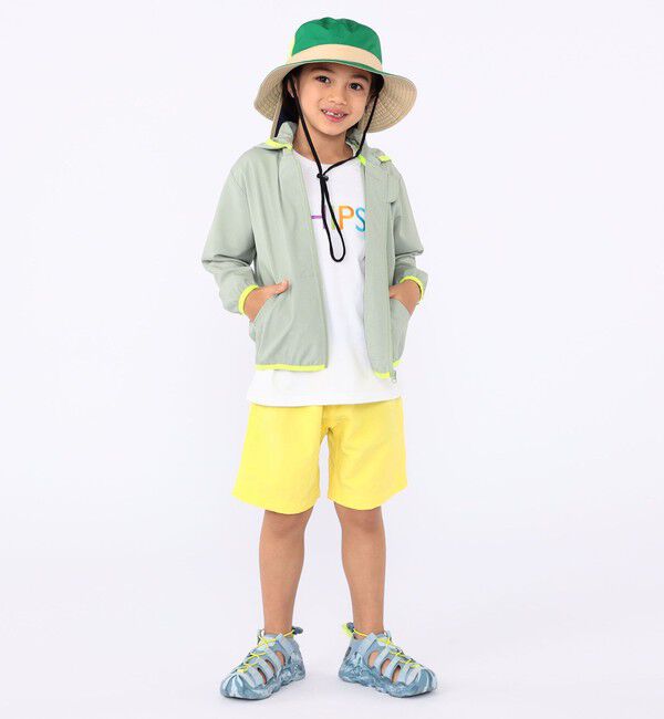 SHIPS KIDS「SHIPS KIDS:〈UVカット/撥水/吸水速乾〉サファリ ハット」|ハット|
