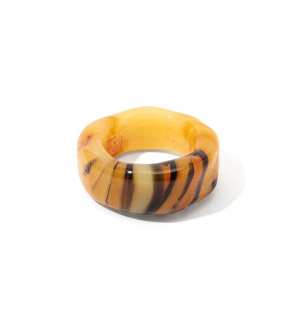 TOMORROWLAND GOODS「LEVENS JEWELS MARBLE リング」|リング|26 オレンジ系