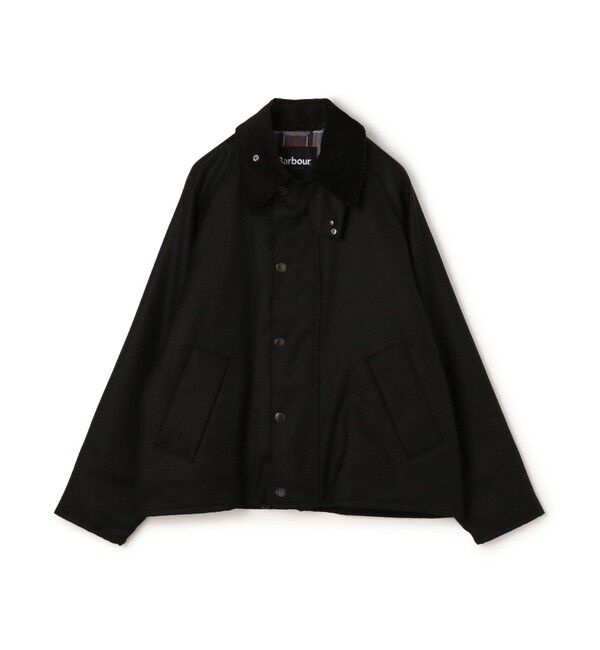 TOMORROWLAND MENS「【別注】Barbour TRASPORT ウールブルゾン DORMEIUL」|ブルゾン・スタジャン|19 ブラック