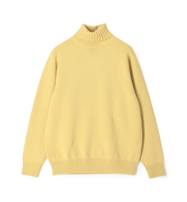 TOMORROWLAND MENS「TOMORROWLAND tricot スーパーファインラムウール タートルネックニット」|ニット・セーター|21 イエロー