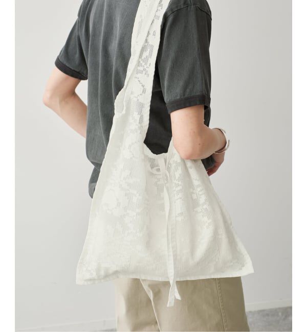 Spick and Span「Spick & Span レーストート」|トートバッグ|ホワイト