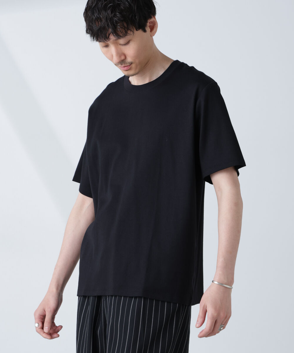 nano･universe「WEB限定/Anti Soaked(R) 汗染み防止 クルーネックレギュラーシルエットTシャツ」|Tシャツ・カットソー|