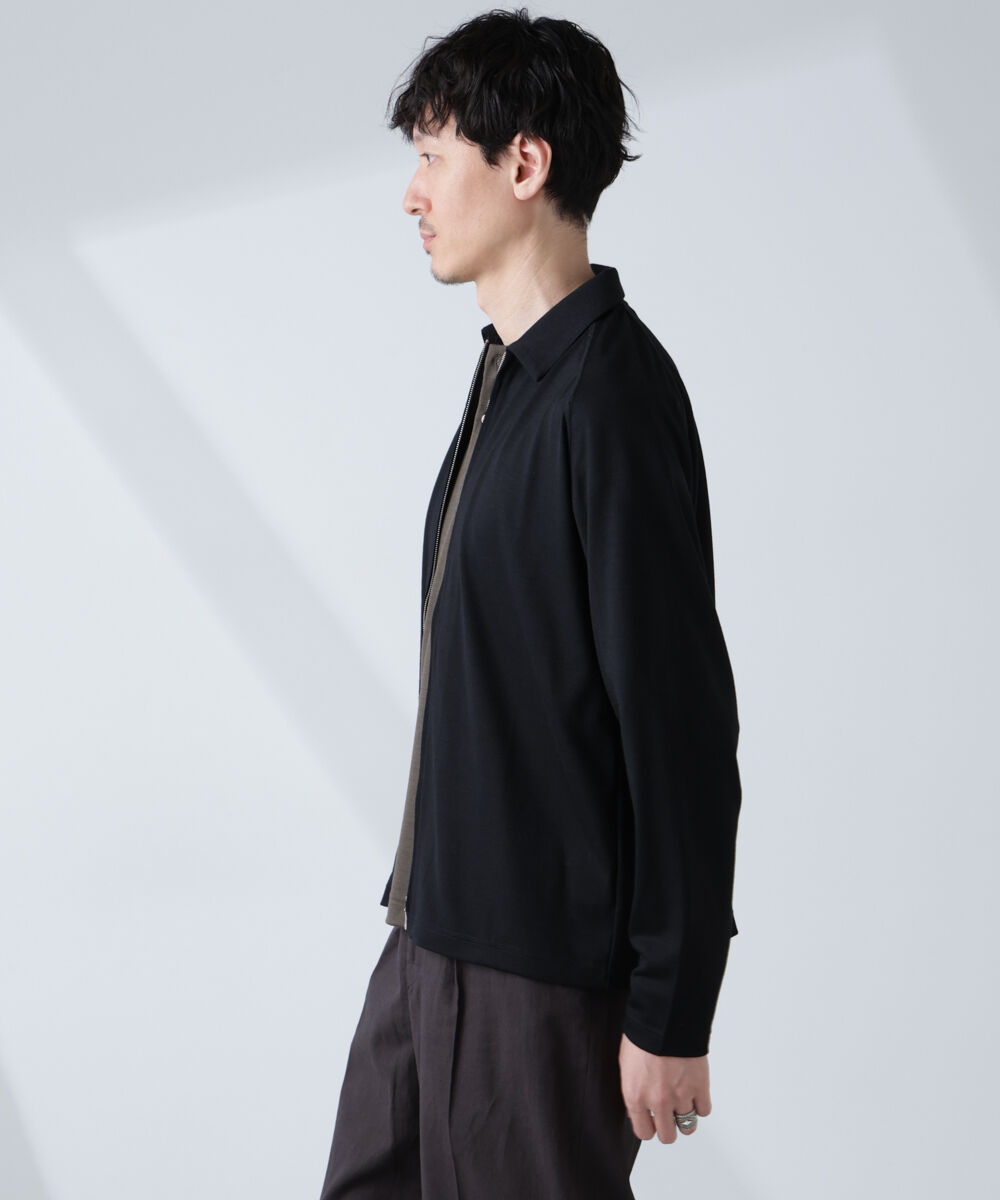 NANO universe「「ALL-DAYS COMFORT 100% WOOL」 ZIPプルオーバー」|Tシャツ・カットソー|
