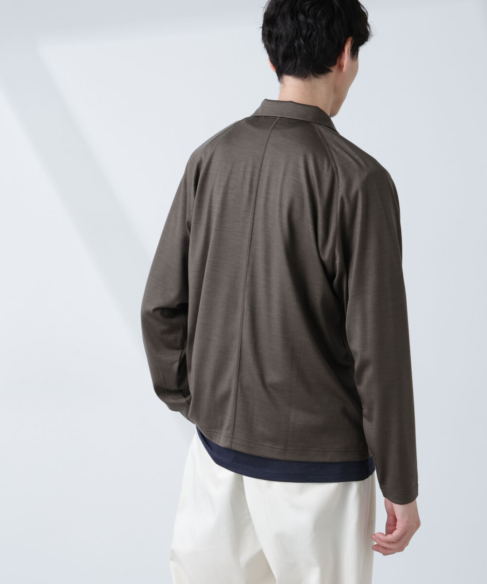 NANO universe「「ALL-DAYS COMFORT 100% WOOL」 ZIPプルオーバー」|Tシャツ・カットソー|