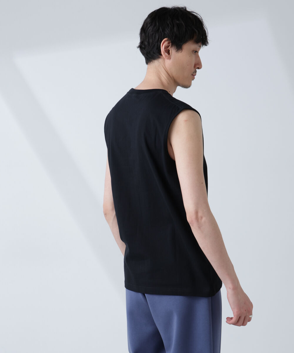NANO universe「「NJ/CLUB」 ベーシック ノースリーブ」|Tシャツ・カットソー|