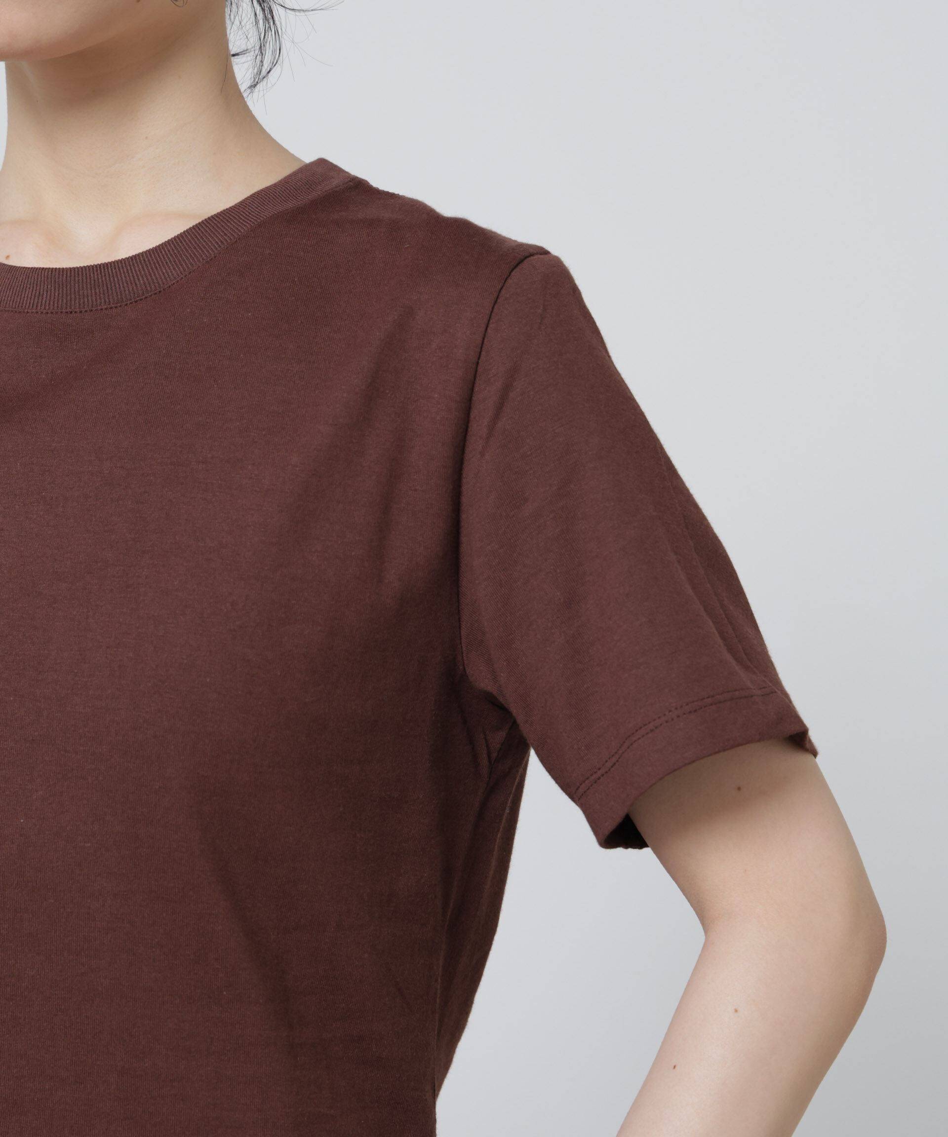 nano･universe「Anti Soaked(R) 汗染み防止カラフルクルーTシャツ」|Tシャツ・カットソー|