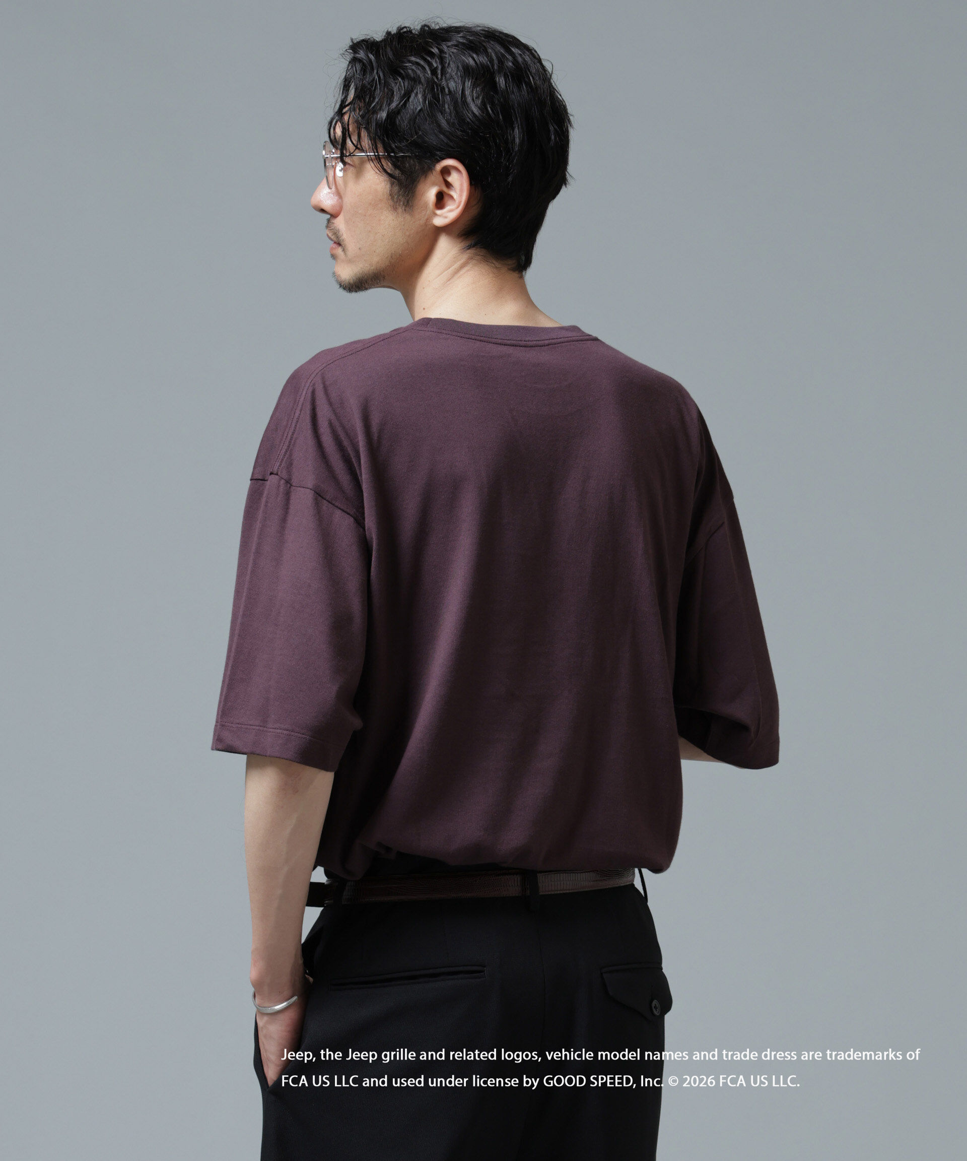 nano･universe「GOOD ROCK SPEED&times;Anti Soaked(R) 汗染み防止 ジープ Tシャツ」|Tシャツ・カットソー|