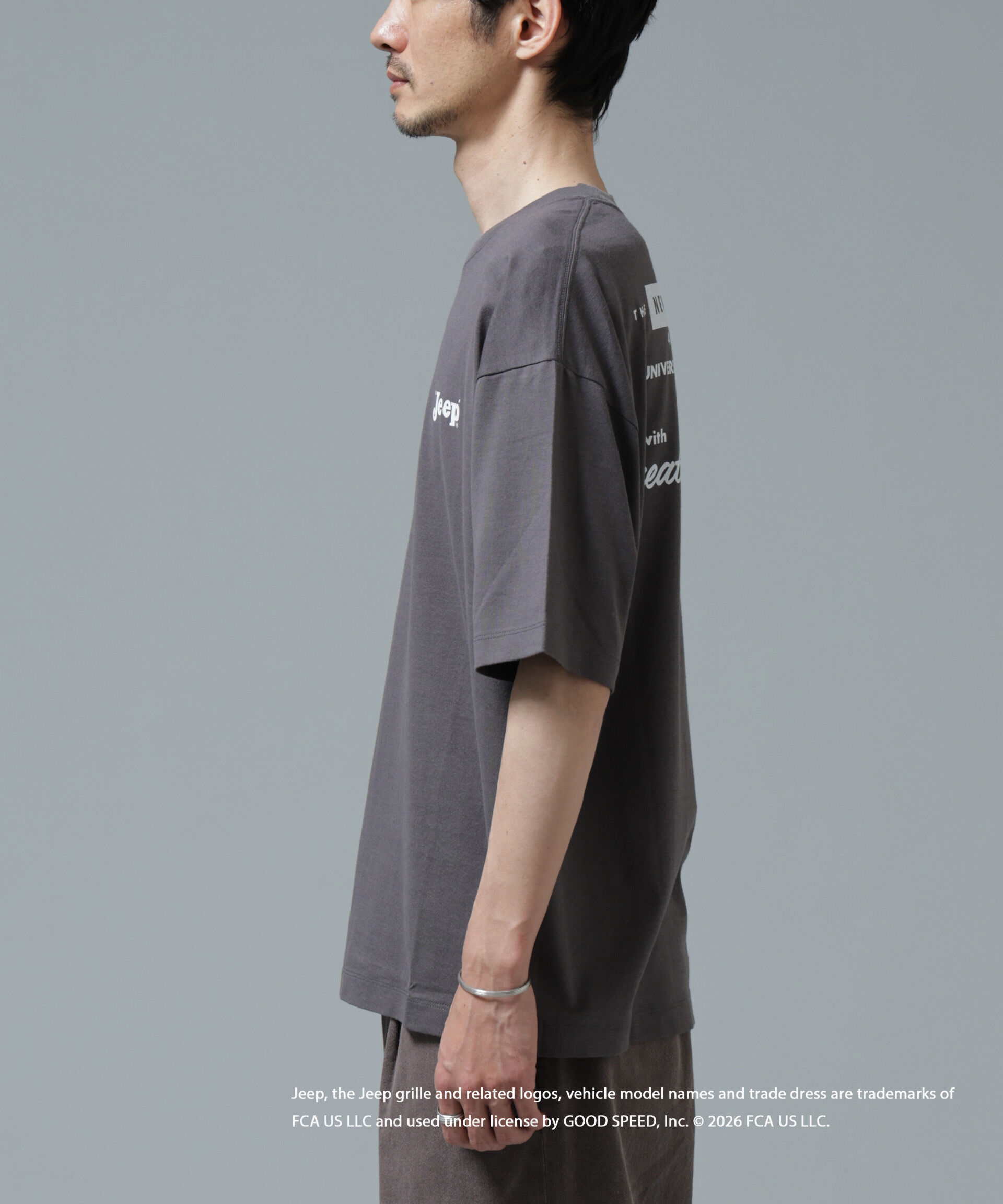 nano･universe「GOOD ROCK SPEED&times;Anti Soaked(R) 汗染み防止 ジープ Tシャツ」|Tシャツ・カットソー|