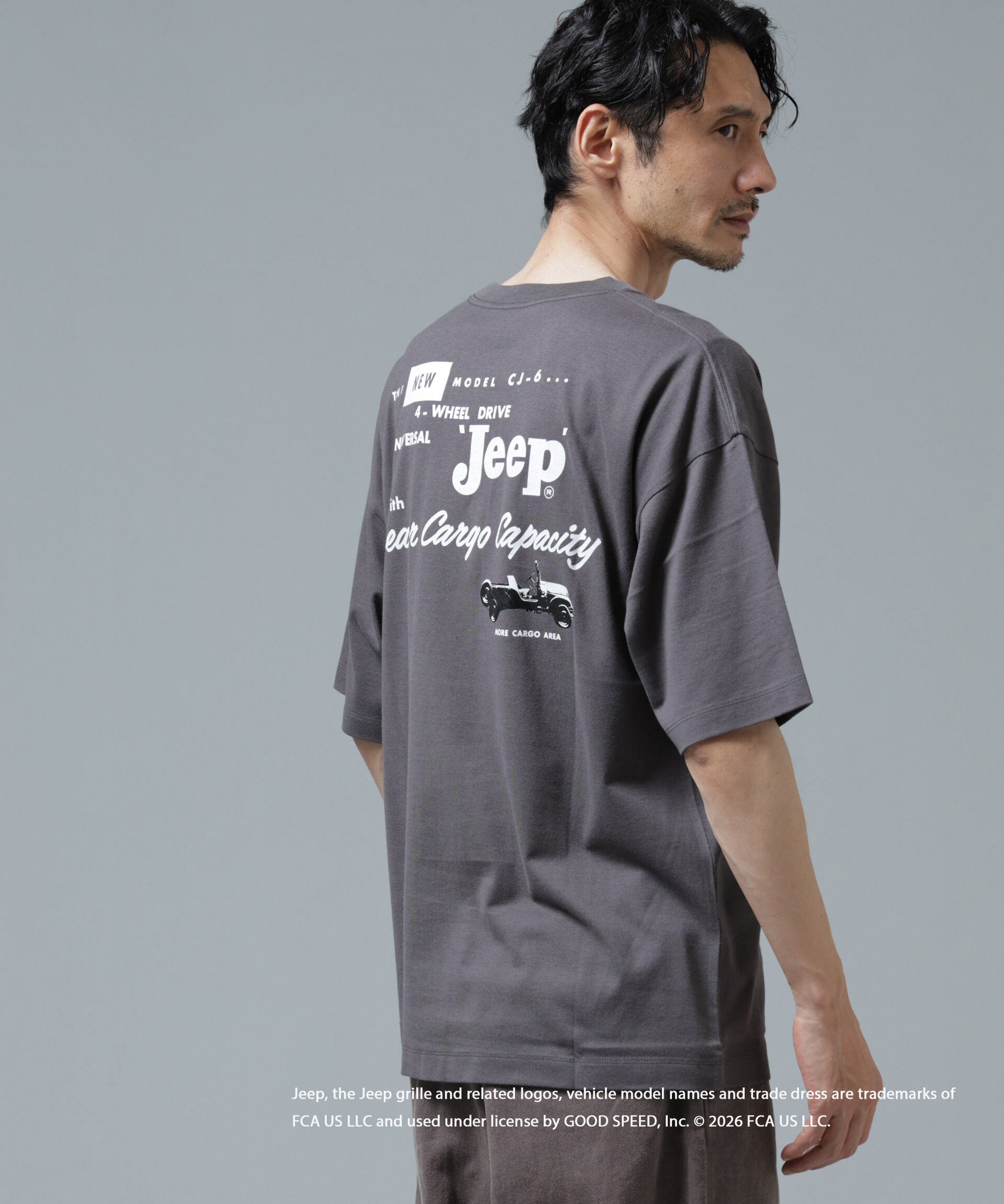nano･universe「GOOD ROCK SPEED&times;Anti Soaked(R) 汗染み防止 ジープ Tシャツ」|Tシャツ・カットソー|