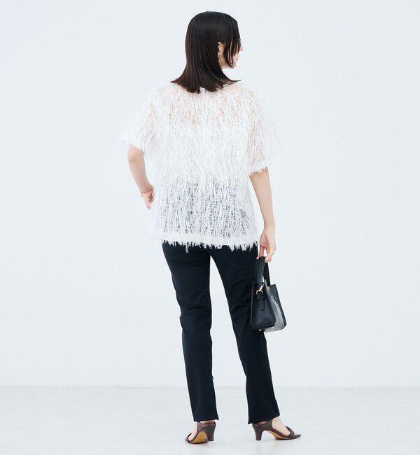 NOLLEY'S sophi「ウォッシャブル2WAYストレッチポンチレギンスパンツ」|チノ|