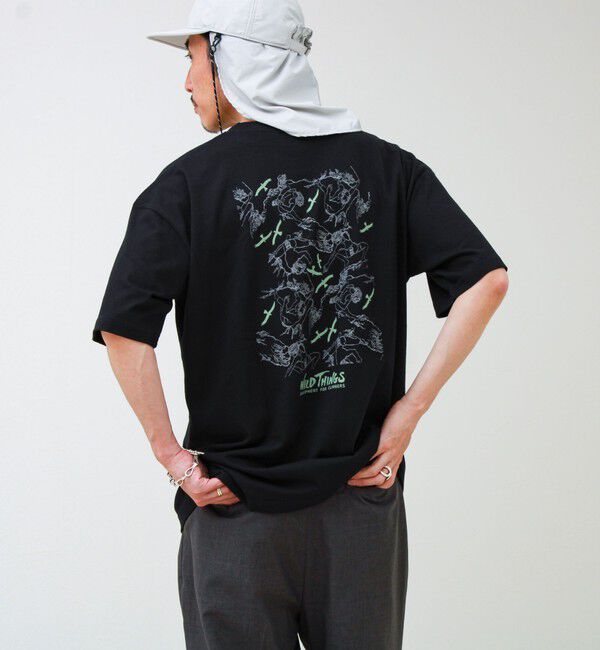 GLOSTER「【WILD THINGS/ワイルドシングス】80&rsquo;S CLIMBER TEE」|Tシャツ・カットソー|ブラック