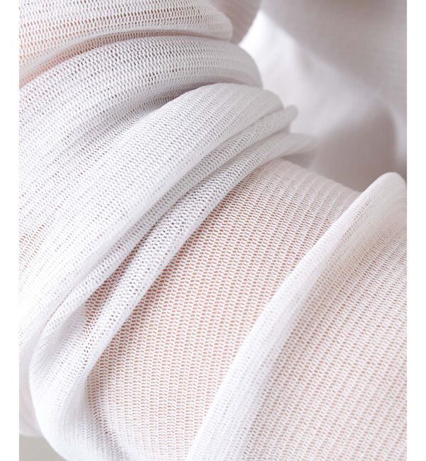  「《インナー使いもおすすめ》【La nature linge】シアーチュールプルオーバー」|Tシャツ・カットソー|