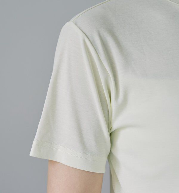  「【LUALY】【接触冷感/吸水速乾】シアープレーンチビTee」|Tシャツ・カットソー|