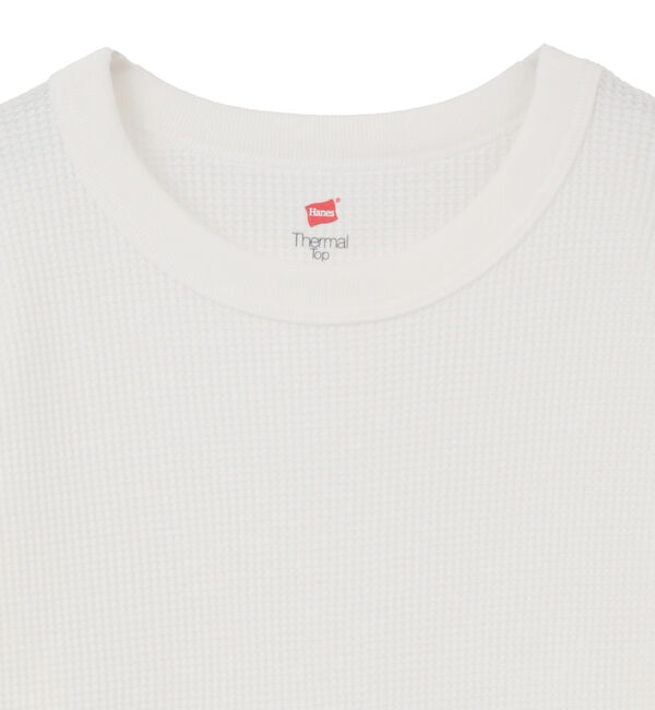 SOFFITTO「【Hanes/ヘインズ】サーマルトップ クルーネックロングスリーブ」|Tシャツ・カットソー|