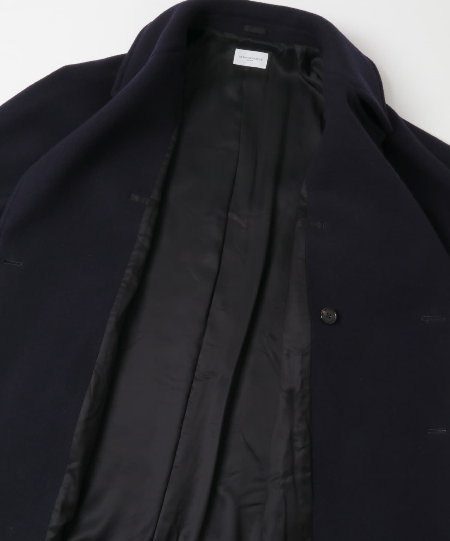 URBAN RESEARCH「new basic　DOUBLE BREAST HALF COAT」|ピーコート|