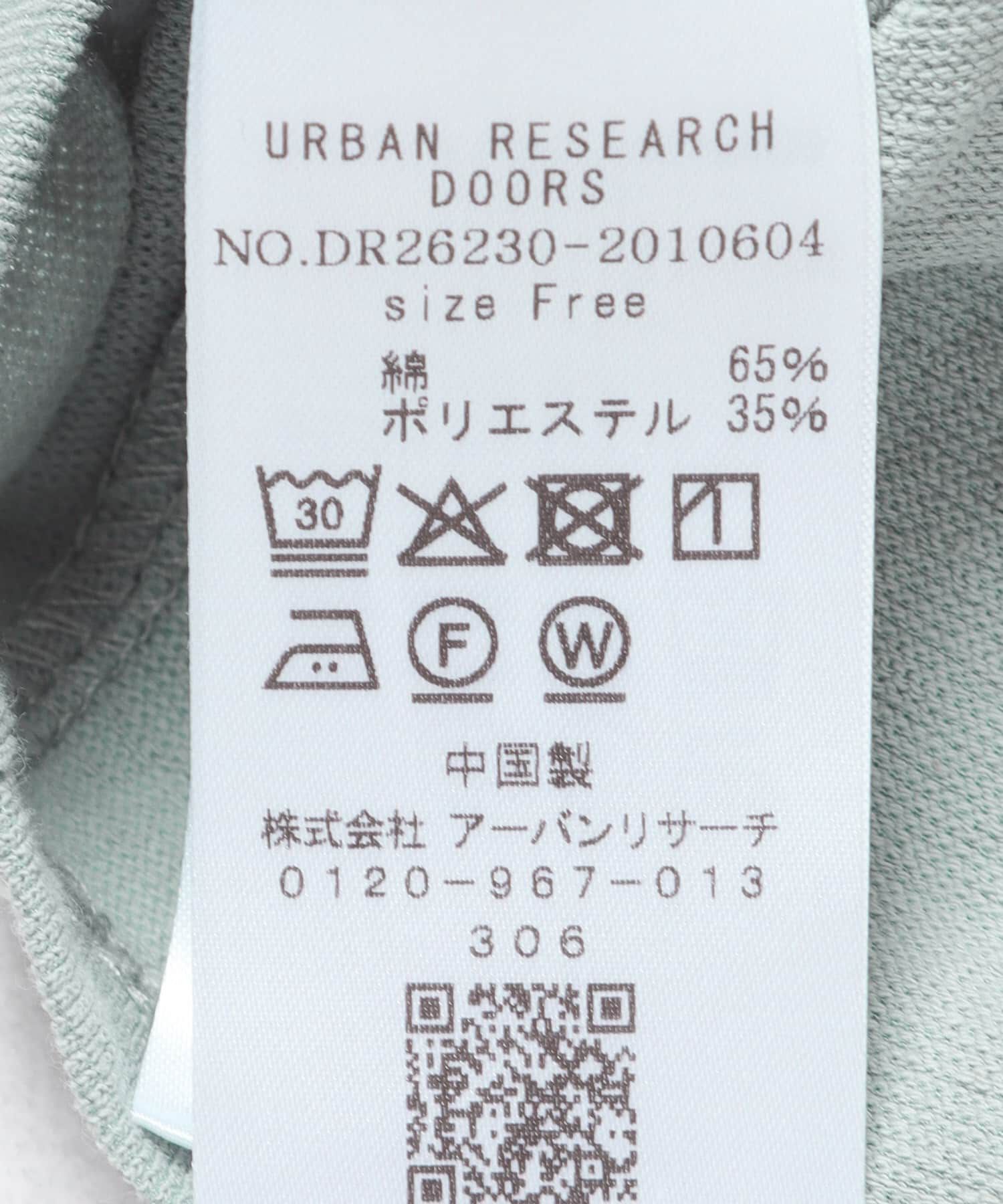 URBAN RESEARCH DOORS「リネンタッチBACKボタンプルオーバー」|Tシャツ・カットソー|