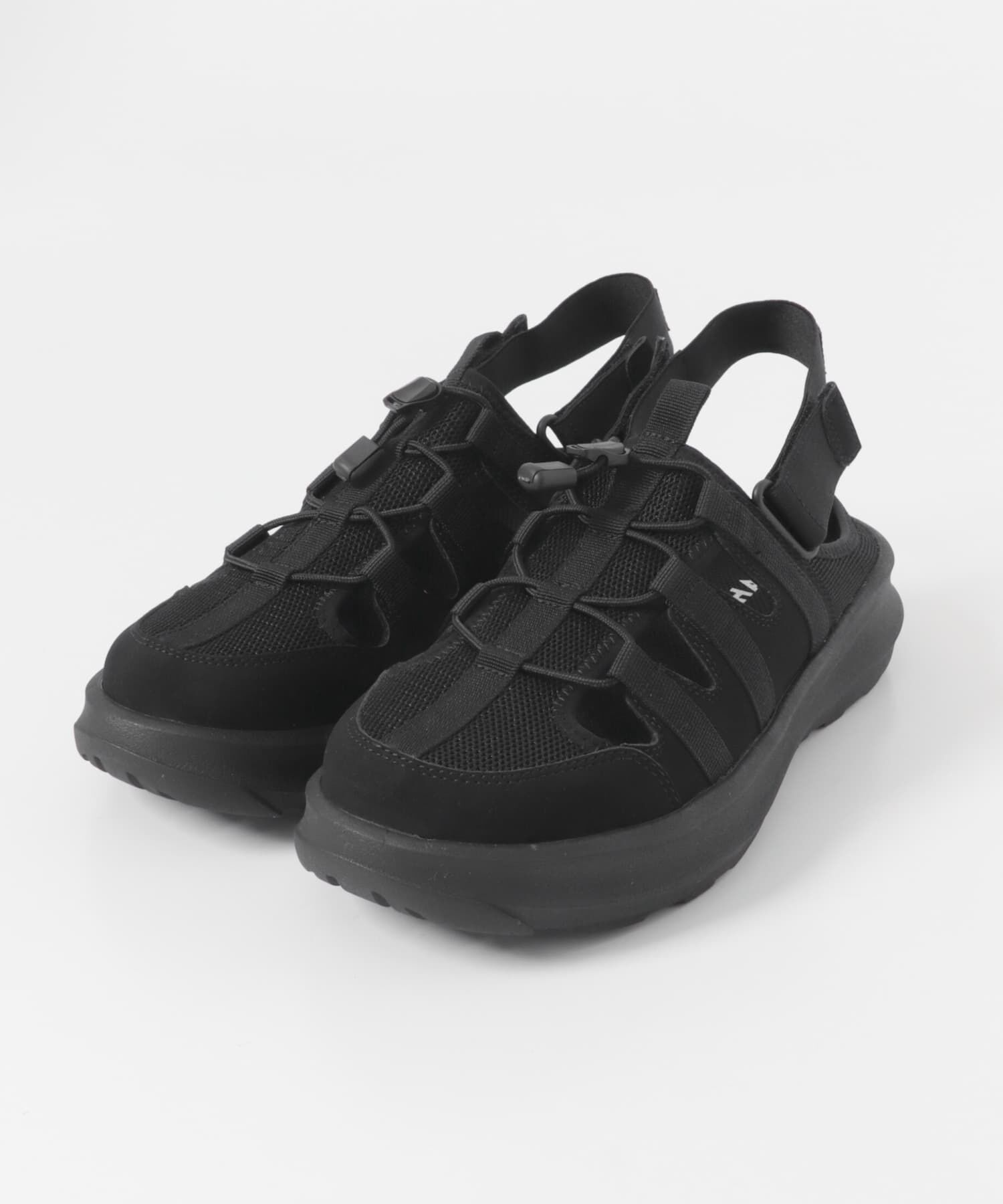 SENSE OF PLACE by URBAN RESEARCH「SHAKA　TREK CAMPER GES」|サンダル|ブラック