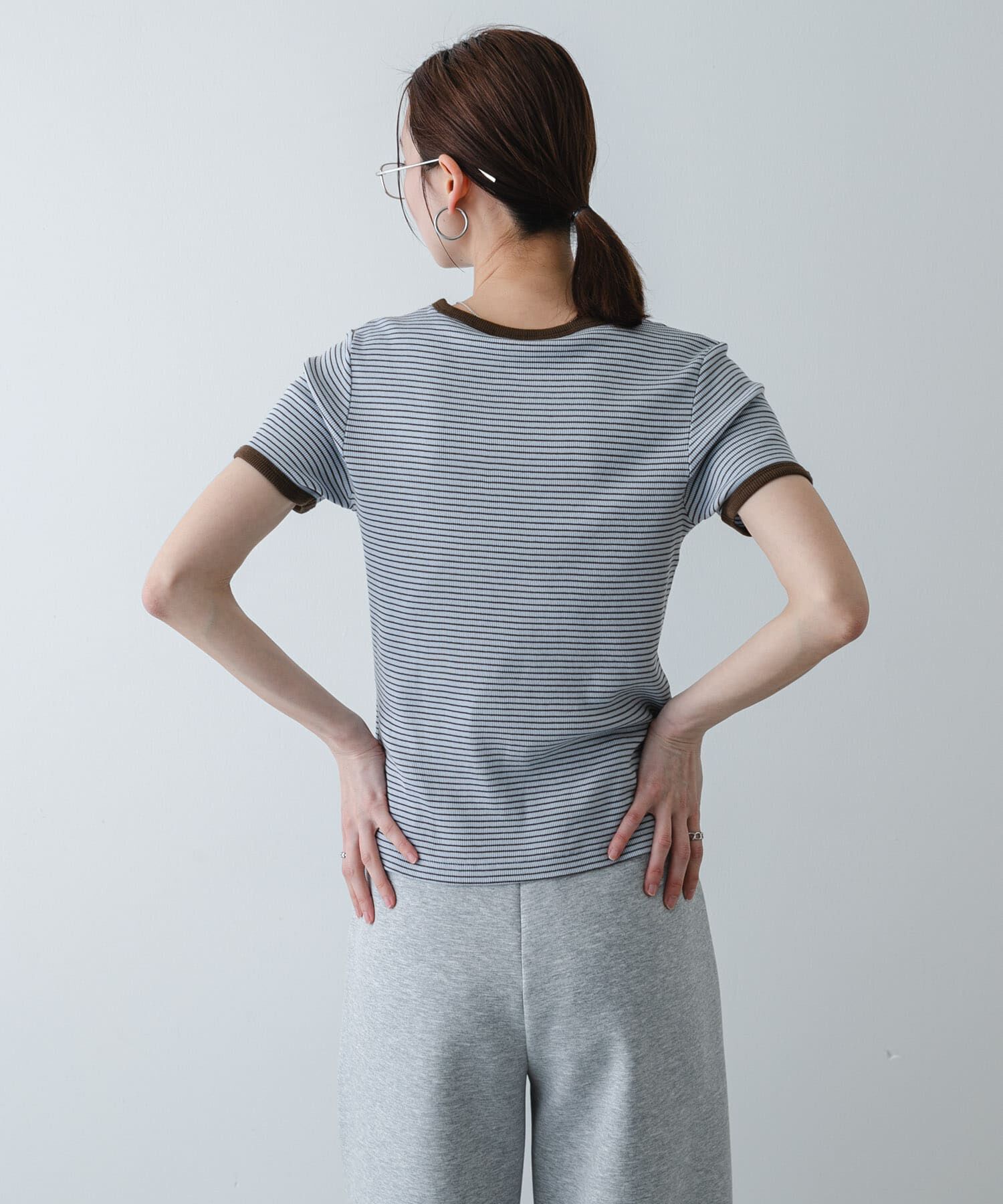 SENSE OF PLACE by URBAN RESEARCH「『別注』Healthknit&times;SENSE OF PLACE ボーダーTシャツ」|Tシャツ・カットソー|