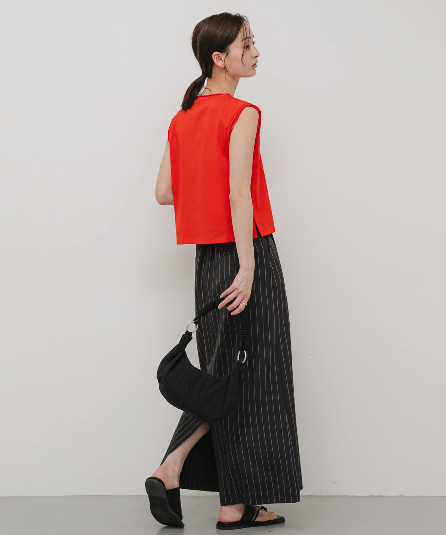 SENSE OF PLACE by URBAN RESEARCH「『汗ジミ防止』SKINProofノースリーブロールTシャツ」|タンクトップ|