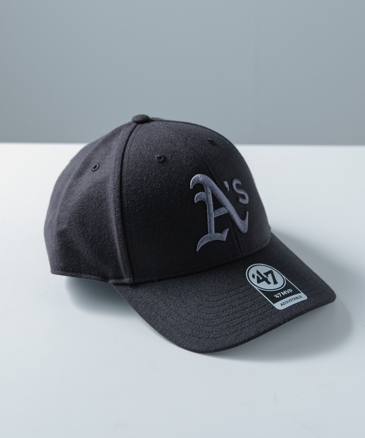 SENSE OF PLACE by URBAN RESEARCH「FORTY SEVEN　47 MVP ATHLETICS」|キャップ・キャスケット|ブラック