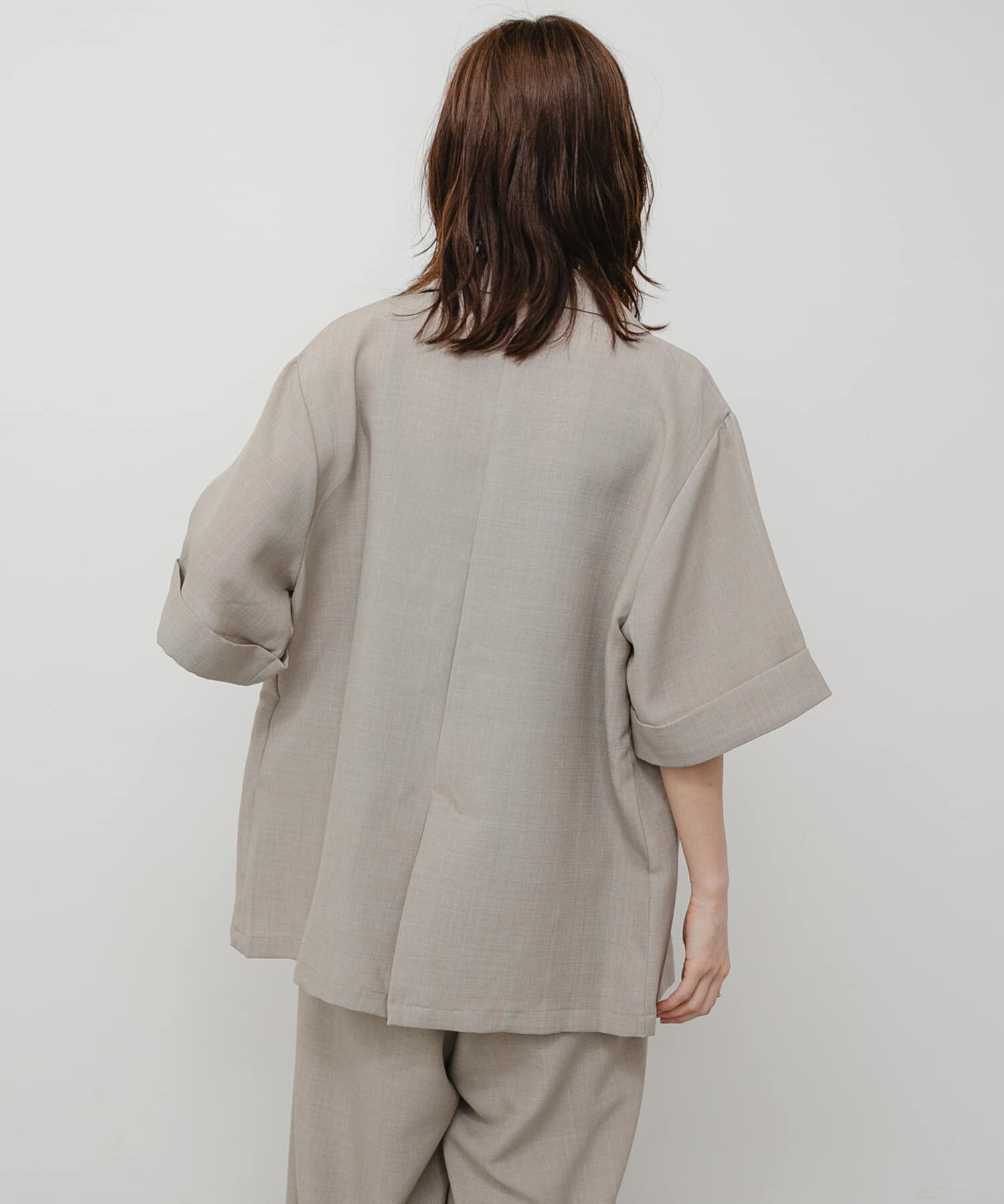 SENSE OF PLACE by URBAN RESEARCH「『WEB/一部店舗限定』スラブツイードハーフスリーブジャケット」|その他|