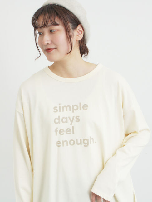 Samansa Mos2「柄アソートロゴロンT」|Tシャツ・カットソー|