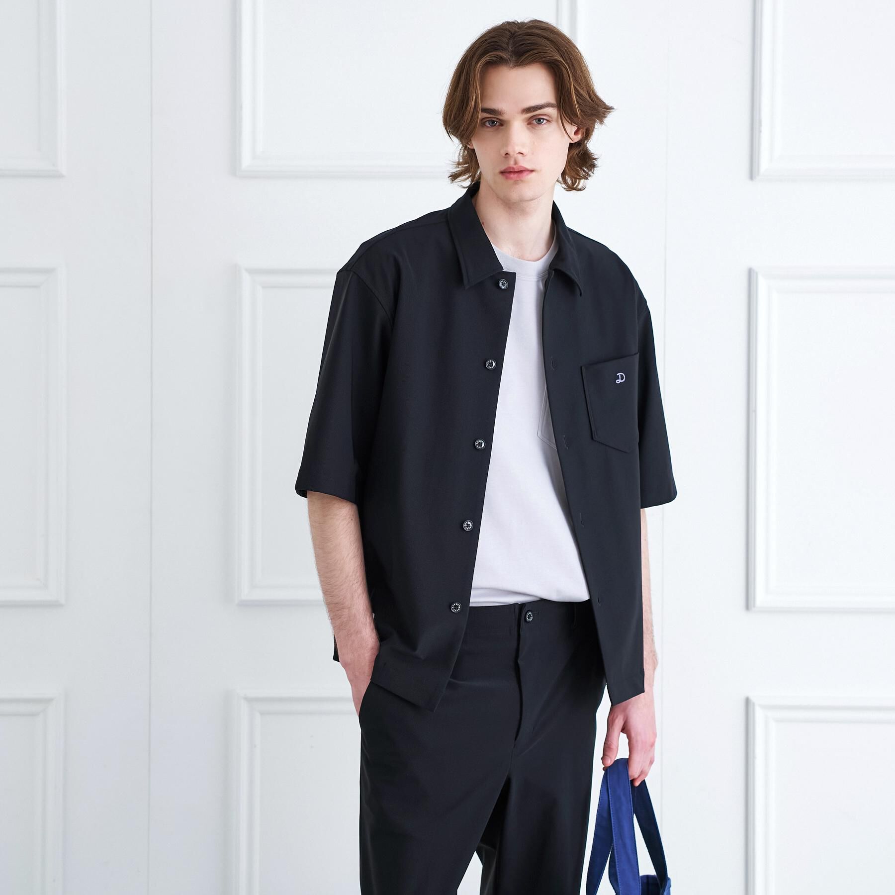 DRESSTERIOR「【接触冷感/UVカット/ウォッシャブル/Safari5月号掲載】AIRTOOL ハーフスリーブシャツ」|シャツ・ブラウス|