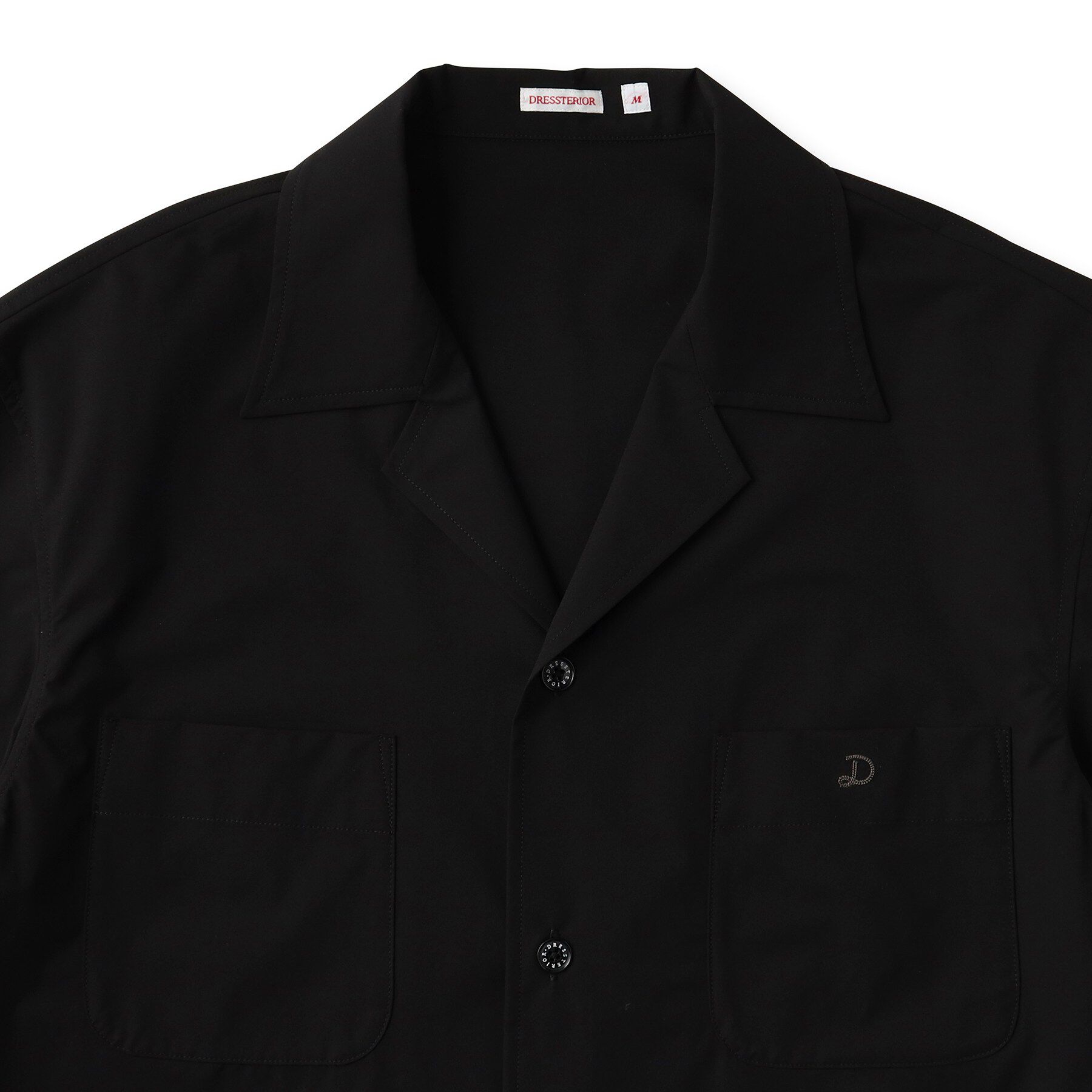 DRESSTERIOR「【セットアップ可/撥水/クールタッチ素材】SOLOTEX 4WAYストレッチオープンカラーシャツ」|シャツ・ブラウス|