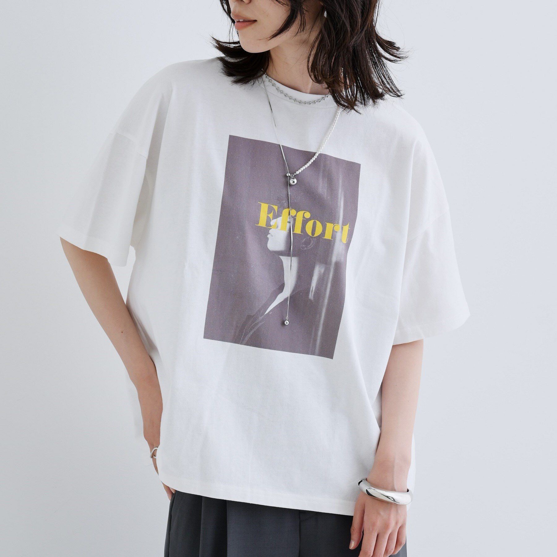 GALLEST「【一部店舗限定】フォトプリントT」|Tシャツ・カットソー|ホワイト(101)
