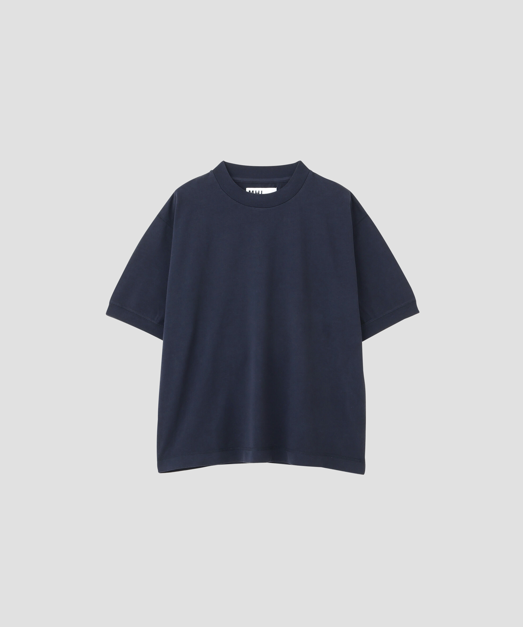 MHL.「GARMENT DYED TOUGH COTTON LINEN JERSEY TOP」|Tシャツ・カットソー|