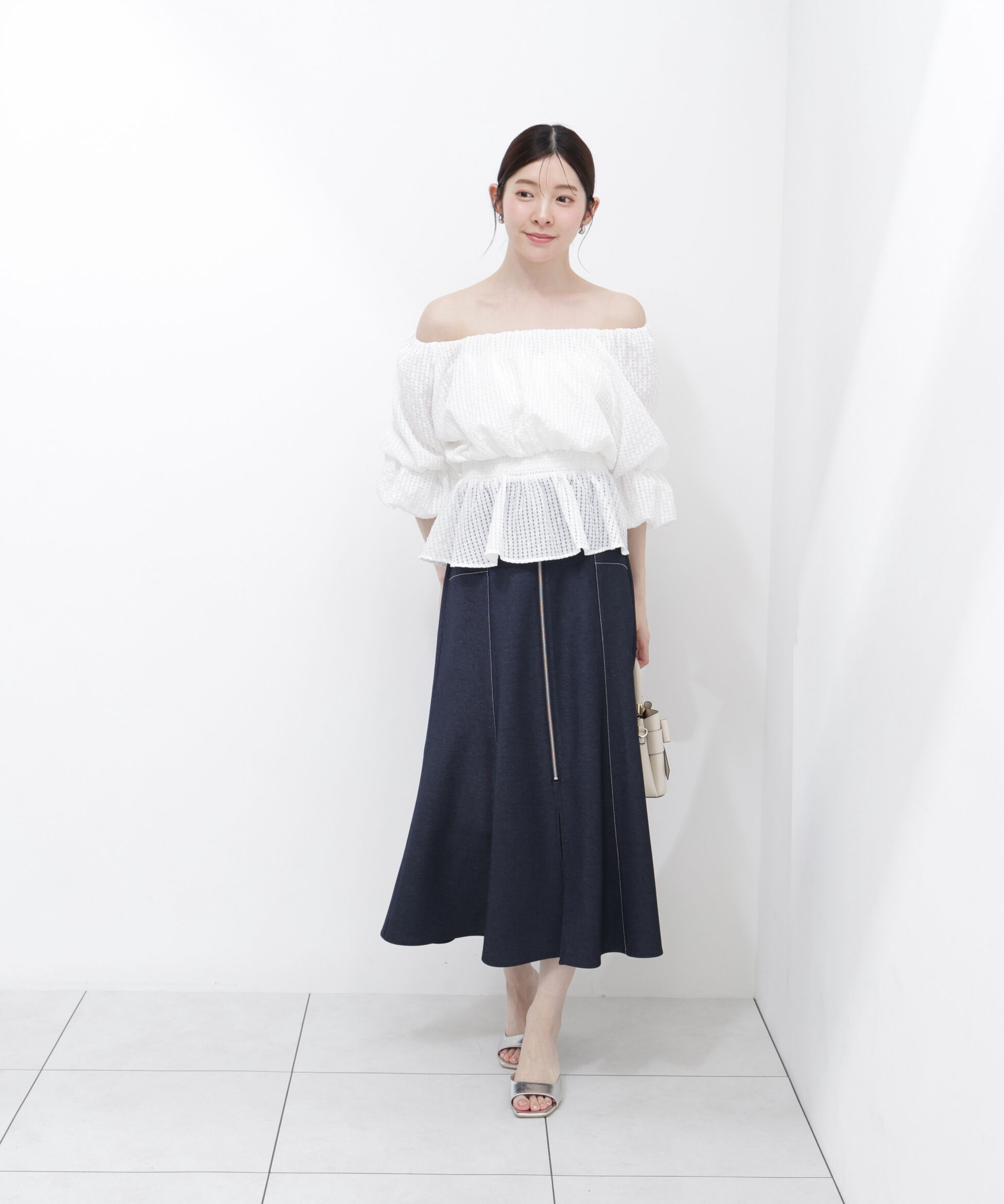 PROPORTION BODY DRESSING「＜中川紅葉さん着用＞フロントジップマーメードスカート」|スカート|