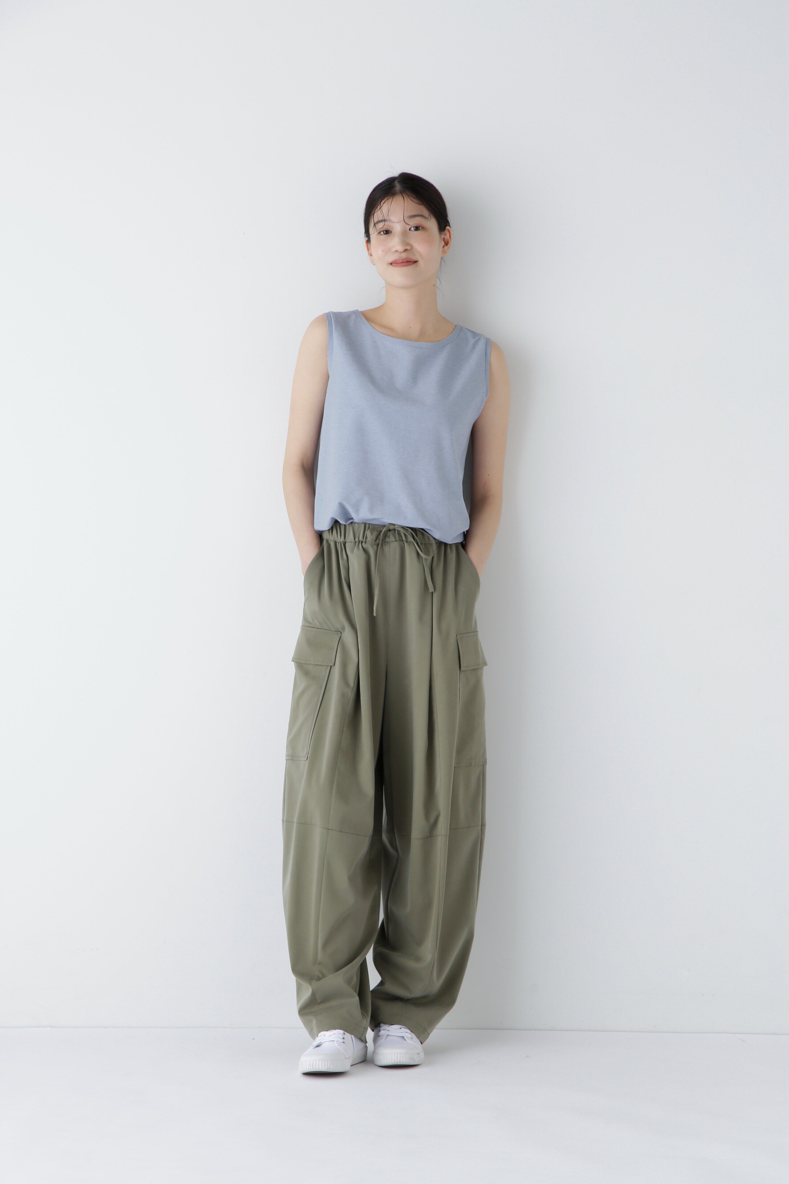  「◆麻混タンクトップ」|Tシャツ・カットソー|