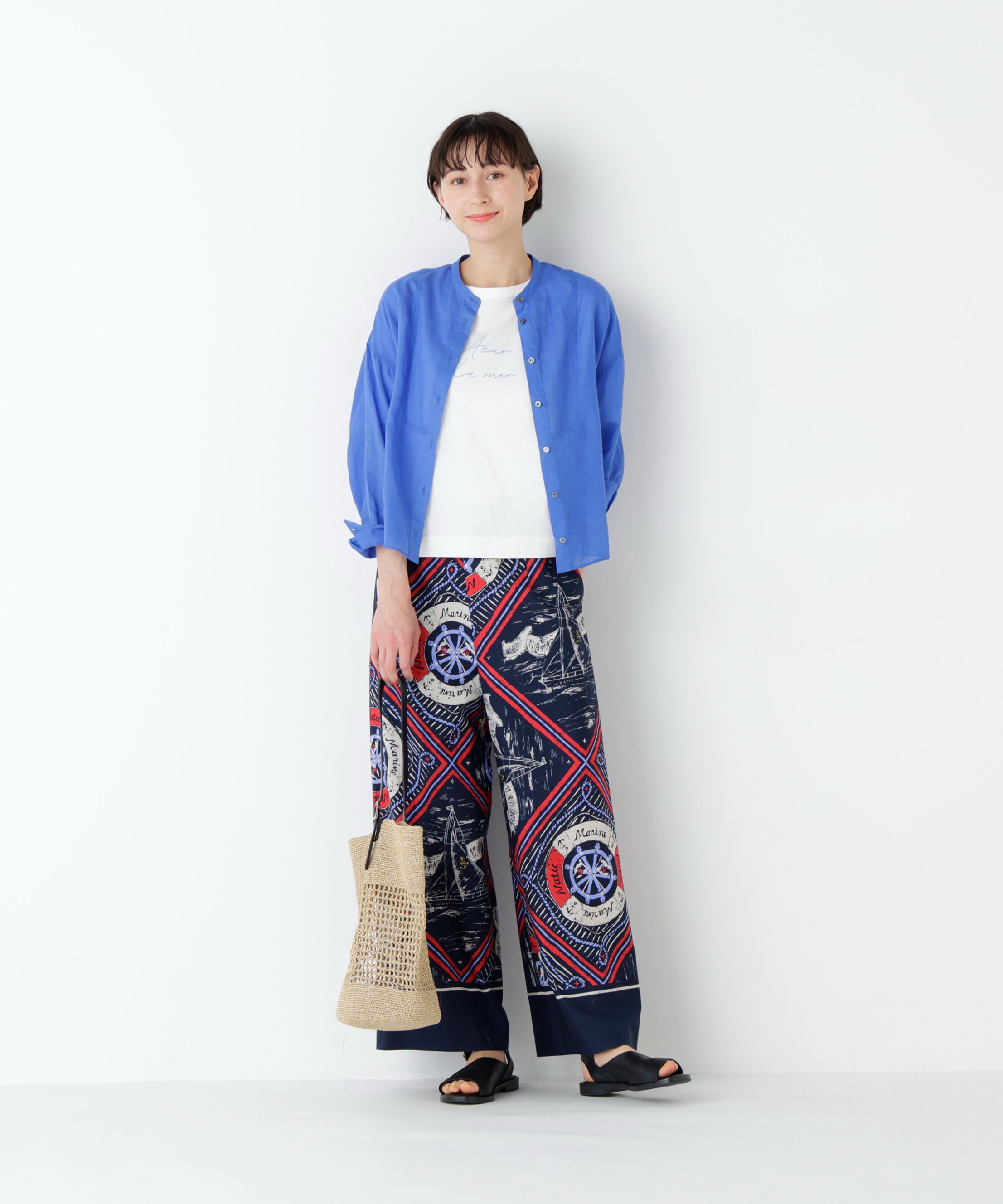  「《名品 / 洗える / 4カラー展開》ラミーボザムシャツブラウス」|シャツ・ブラウス|