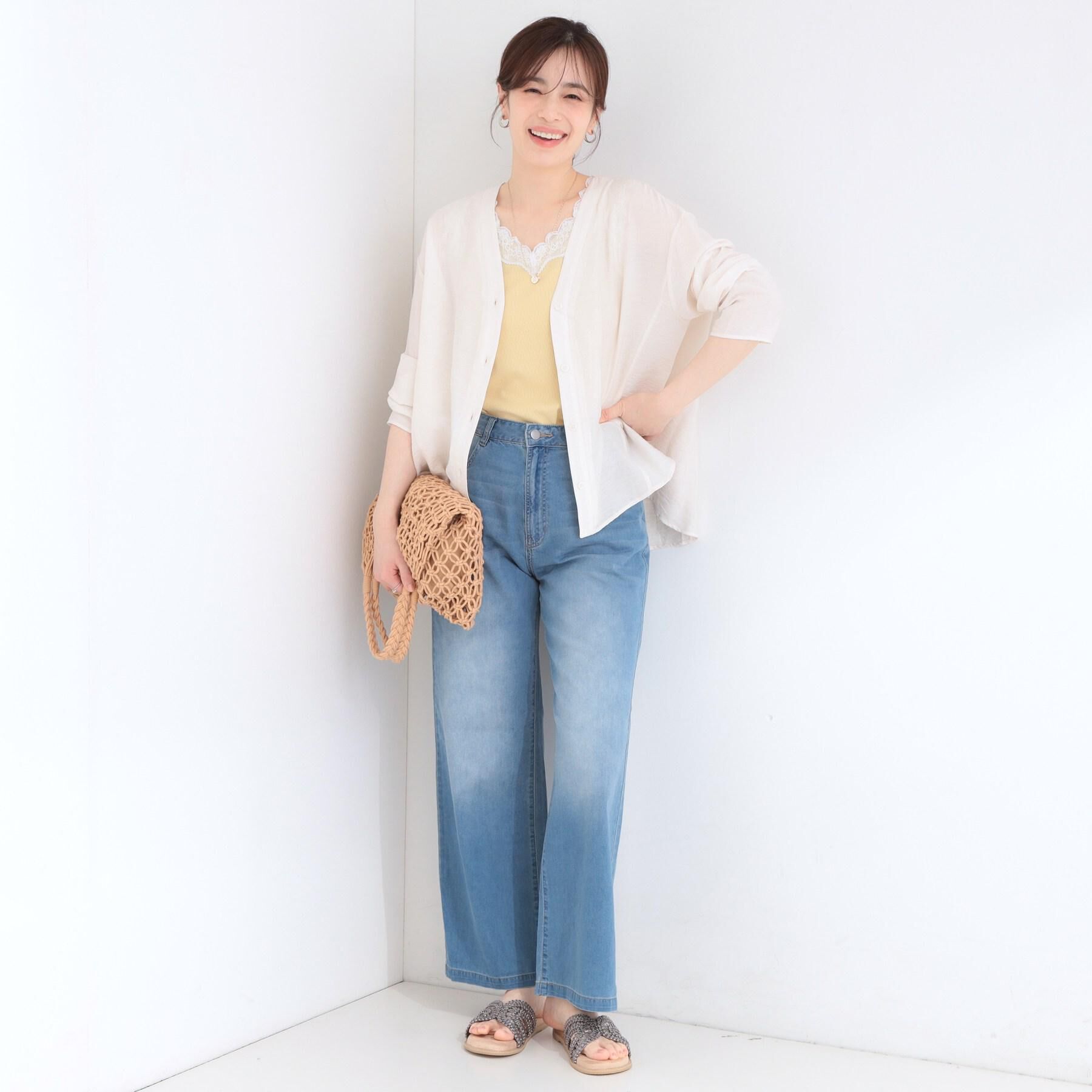 SHOO･LA･RUE「【SHOO・LA・RUE DENIM/SS-LL】程よい厚みの ストレートデニムパンツ（10.5オン」|デニム|