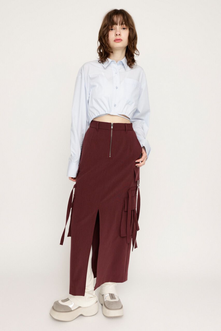 SLY「FRONT ZIP CARGO スカート」|スカート|