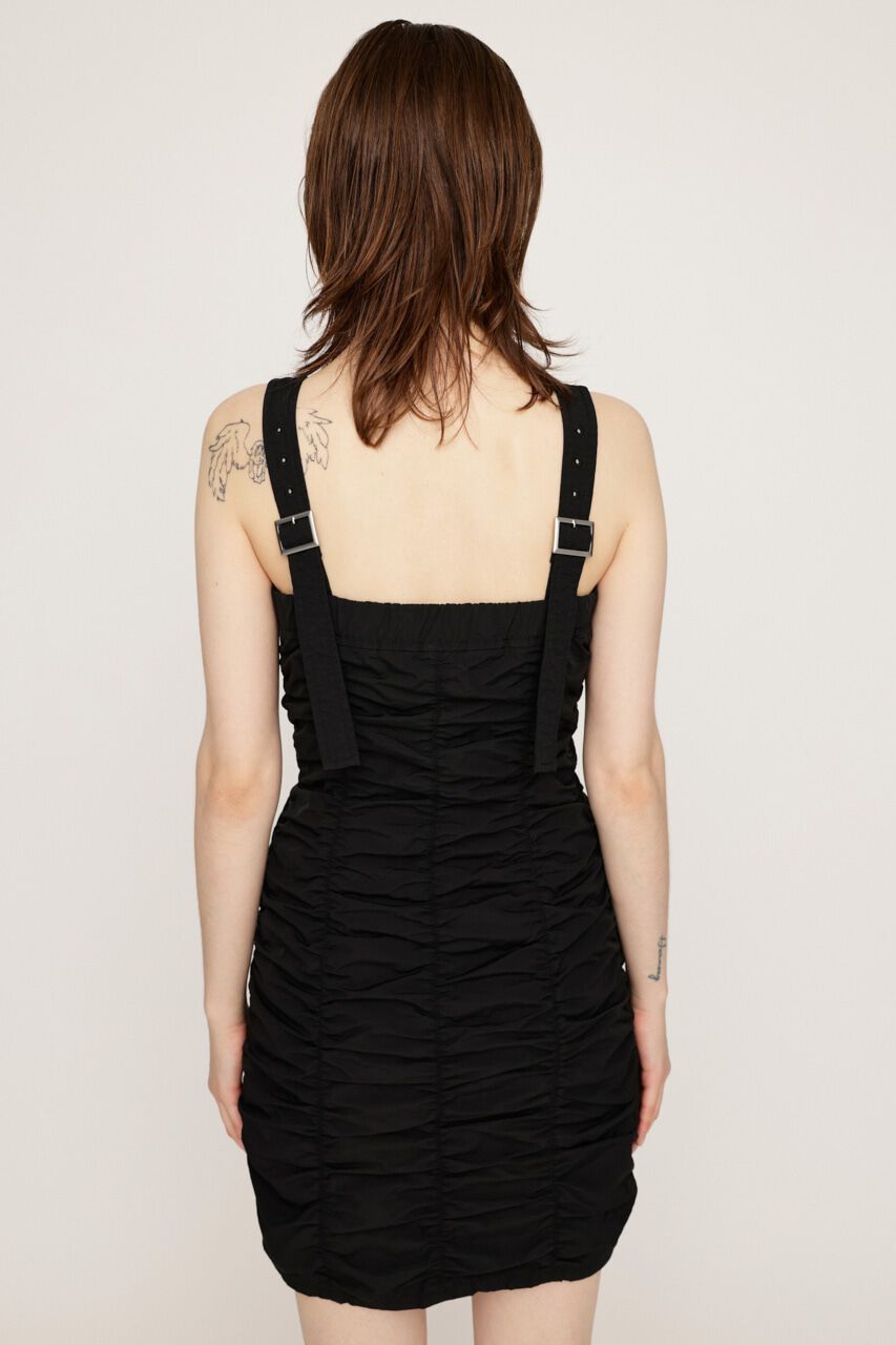 SLY「NYLON GATHER CAMI ショートワンピース」|ワンピース|