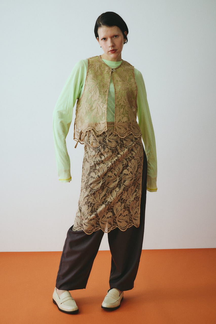 HeRIN.CYE「Lace wrap skirt」|スカート|