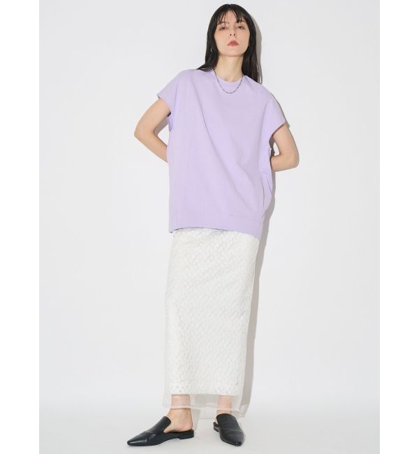 ELENDEEK「EMBROIDERY I-LINE SK」|スカート|